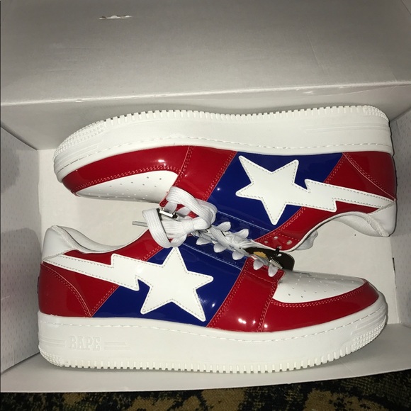 Bape Other - BAPE STA (Red and White) BRAND NEW WITH BOX